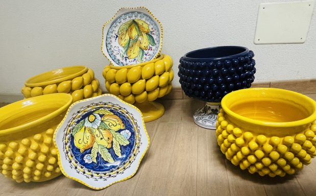 Centratavola Limoni - mit Fuß